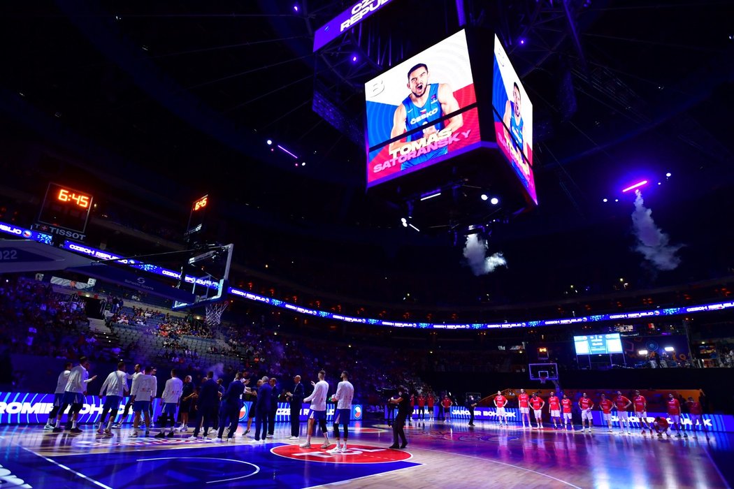 Čeští basketbalisté před zápase