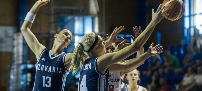 Slovenské basketbalistky v přípravě na ME proti Česku