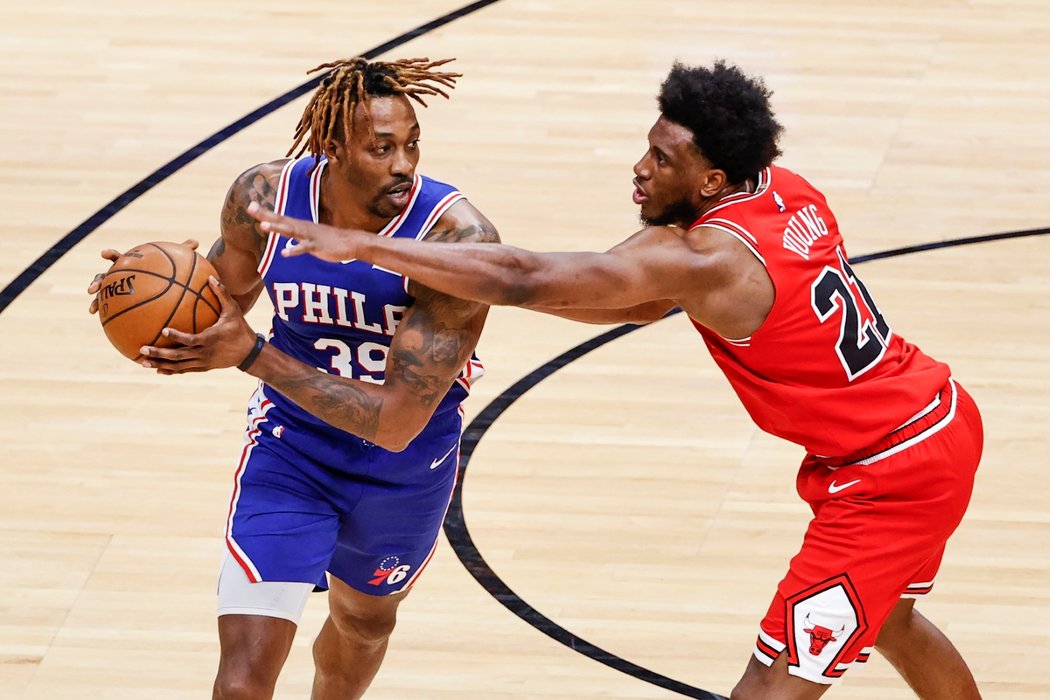 Basketbalisté Chicaga v zápase NBA nestačili na Philadelphii, prohráli 105:127