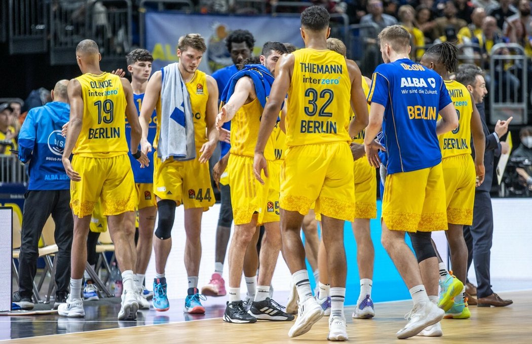 Basketbalisté Alba Berlín v zápase Euroligy