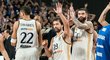 Basketbalisté Realu se radují z rekordního vítězství v Eurolize