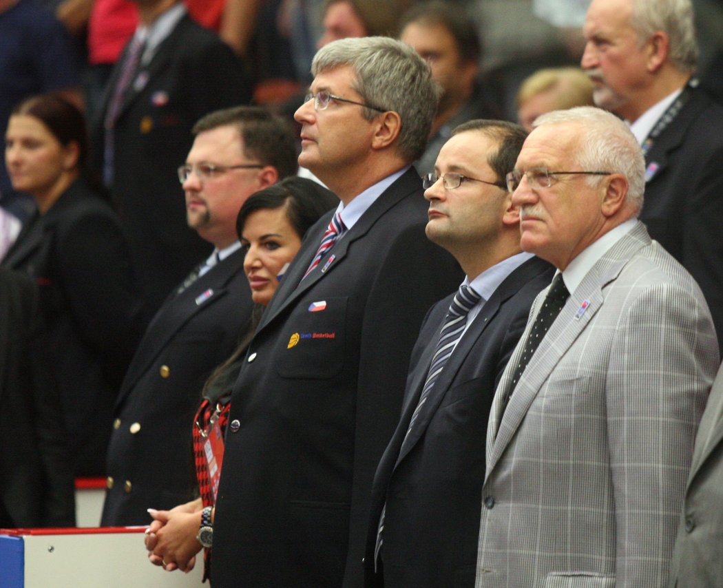 V hledišti fandil i prezident České republiky Václav Klaus