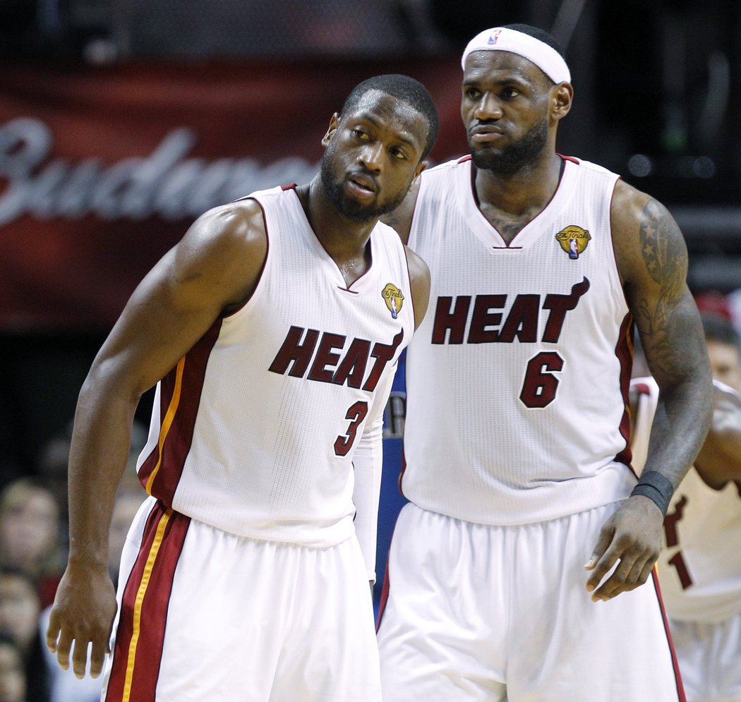 Dwyane Wade s LeBronem Jamesem, opory Miami Heat