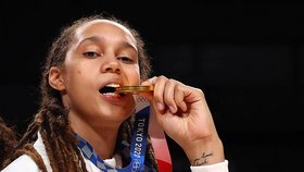 Americká basketbalistka a dvojnásobná držitelka zlaté medaile z olympiády Brittney Grinerová