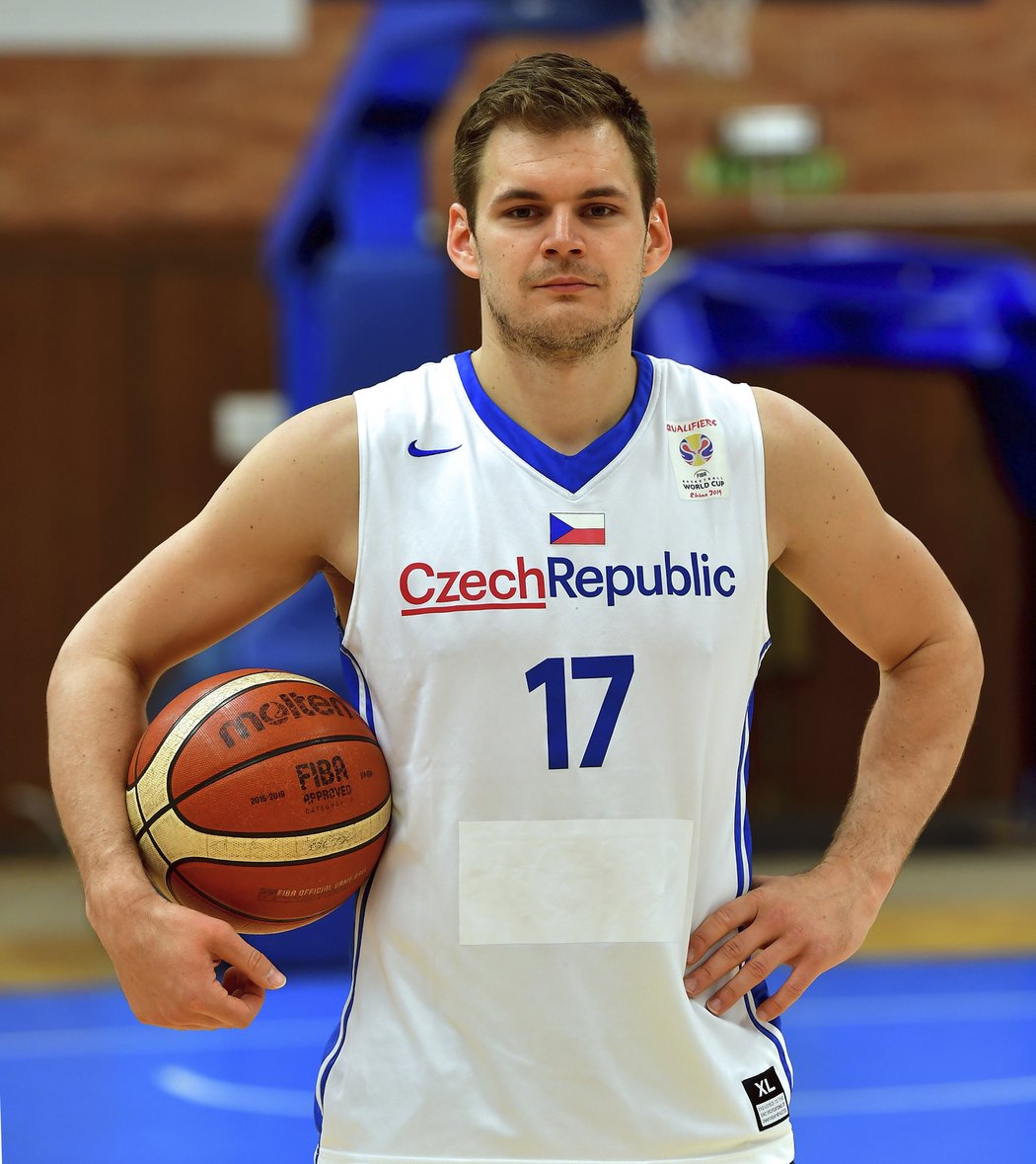 Český basketbalový reprezentant Jaromír Bohačík