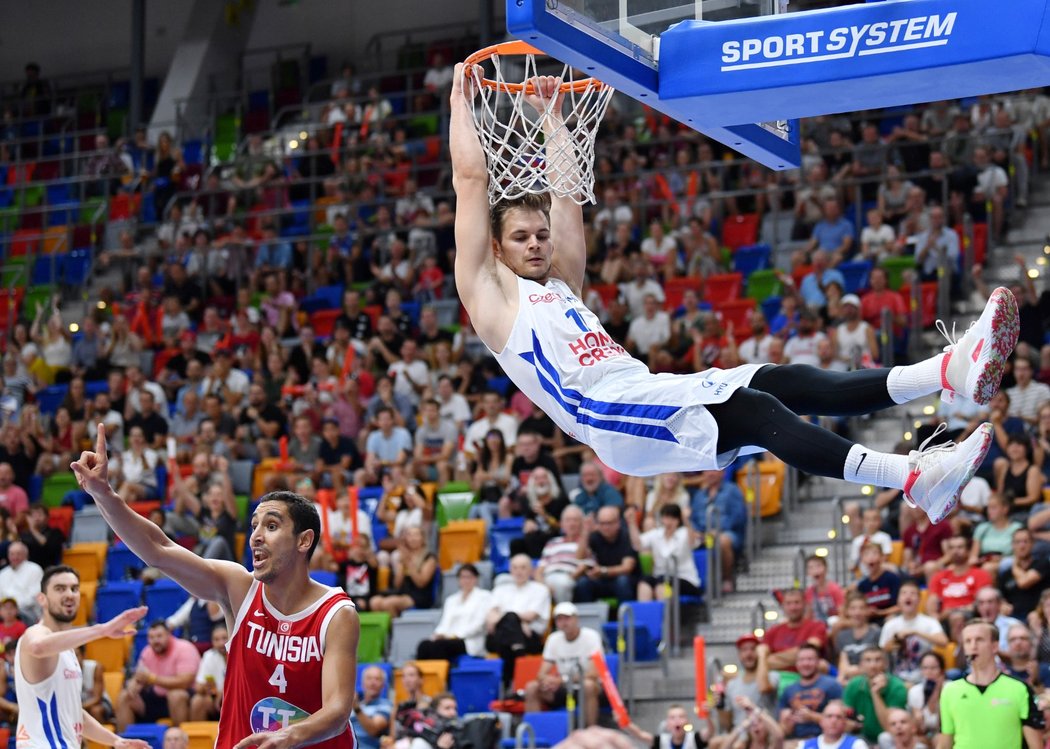 Český basketbalový reprezentant Jaromír Bohačík