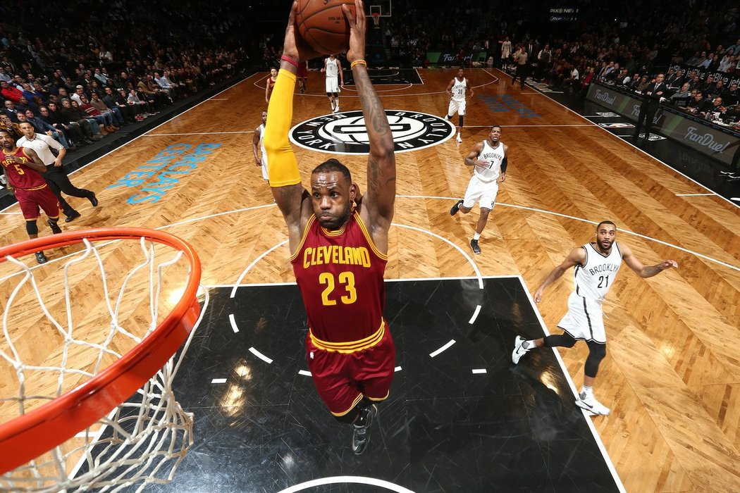 LeBron James, největší hvězda basketbalistů týmu Cleveland Cavaliers