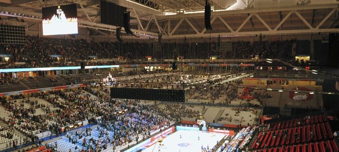 Stadion Pierre Mauroy ve francouzském Lille hostí zápasy basketbalového mistrovství Evropy