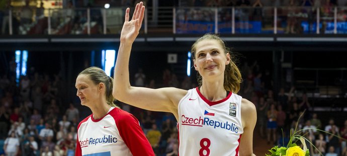 Ilona Burgrová (vpravo) a Petra Kulichová hrály poslední zápas za Českou reprezentaci