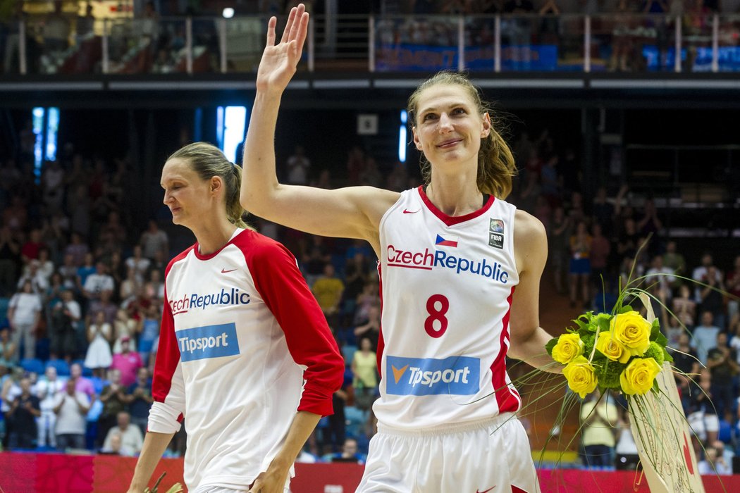 Ilona Burgrová (vpravo) a Petra Kulichová hrály poslední zápas za Českou reprezentaci