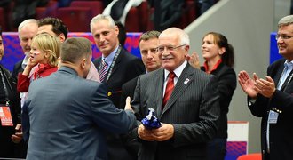 Basketbalistky dojaly i prezidenta Klause