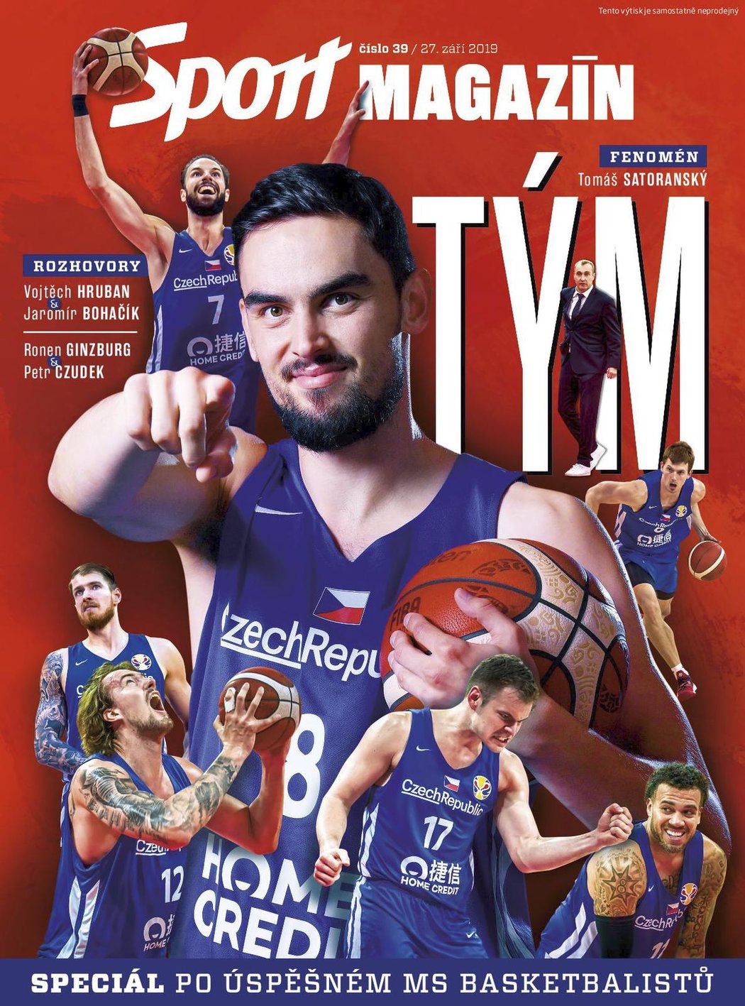 Sport Magazín se věnuje úspěšnému českému týmu basketbalistů