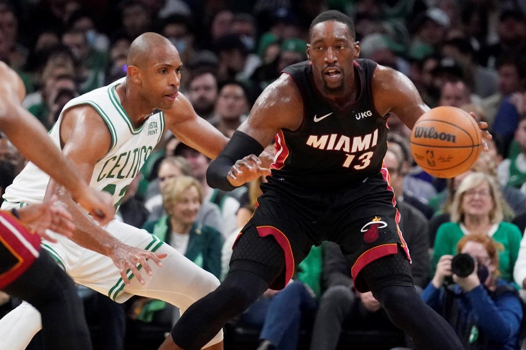 Utkání play off basketbalové NBA mezi Bostonem Celtics a Miami