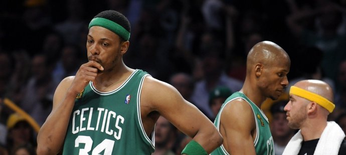 Zklamaná opora Bostonu Paul Pierce.