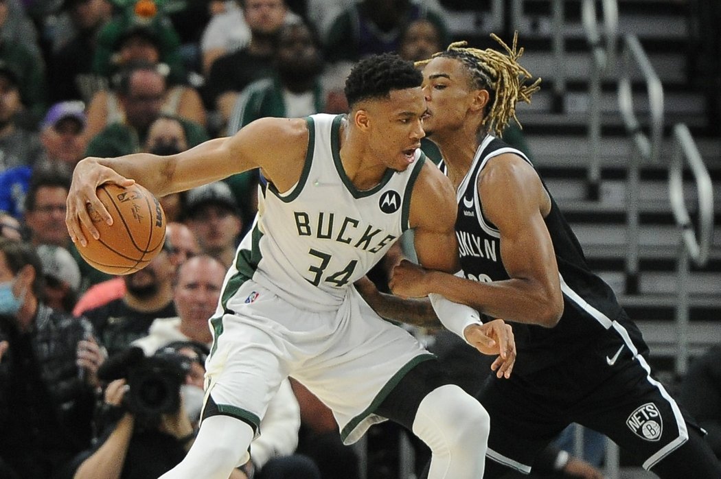 Hvězda Milwaukee Giannis Antetokounmpo