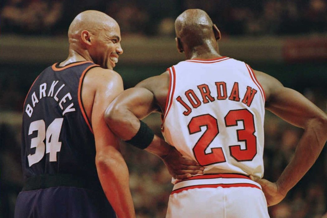 Charles Barkley a Michael Jordan byli rivalové