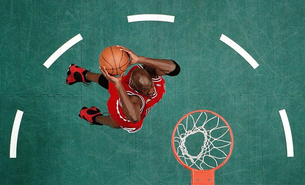 Michael Jordan je sportovní legendou