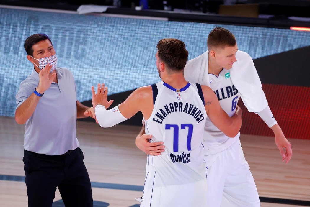 Hvězda basketbalového Dallasu  Luka Dončič