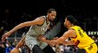 Kevin Durant si 55 body v sobotním utkání NBA vytvořil nový střelecký rekord, ale basketbalisté Brooklynu prohráli v Atlantě