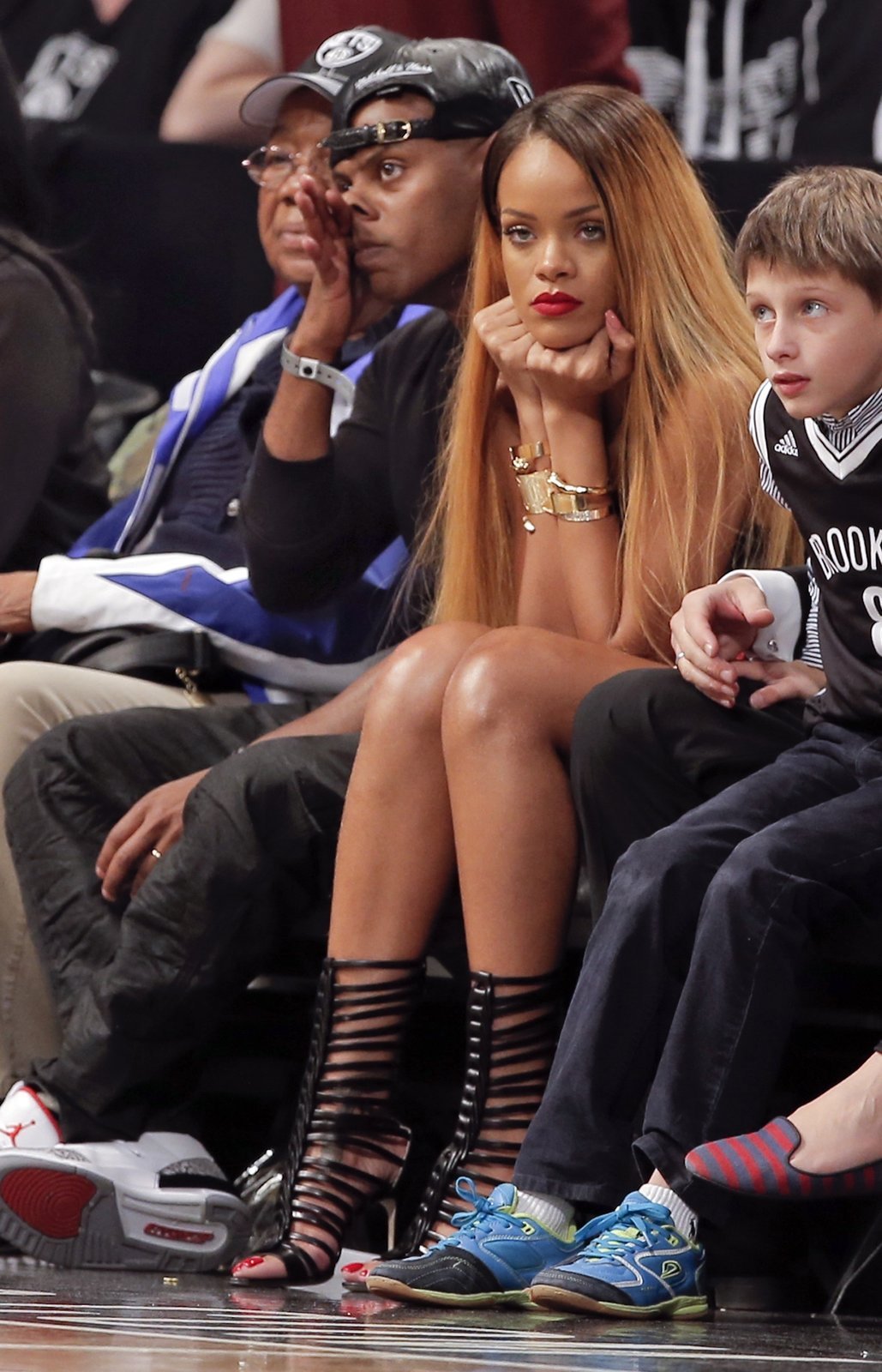 Zpěvačka Rihanna je velkou fanynkou basketbalové NBA
