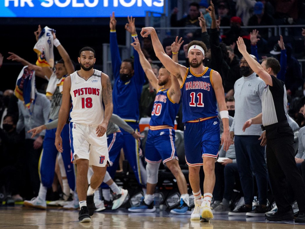 Basketbalisté Golden State potvrdili roli favorita proti Detroitu