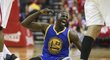 Draymond Green z Golden State se vzteká v duelu s Houstonem