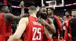 James Harden vystřílel 45 body výhru Houstonu nad Bostonem 127:113