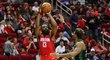 James Harden vystřílel 45 body výhru Houstonu nad Bostonem 127:113