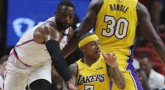 Lakers vyhráli po deseti letech v Miami a myslí na play off. Tým chce vyhrávat, řekl Thomas