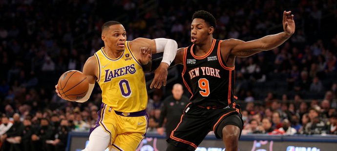 Russell Westbrook odehrál skvělý zápas, Lakers ovšem prohráli