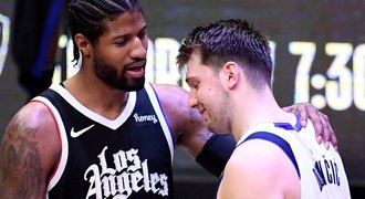 Clippers zvládli sedmý zápas proti Dallasu, skvělý výkon Dončiče nestačil