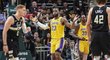 Milwaukee zdolalo v bitvě nejlepších týmů NBA Lakers
