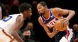 Hvězda Brooklynu Kevin Durant v zápase s Knicks