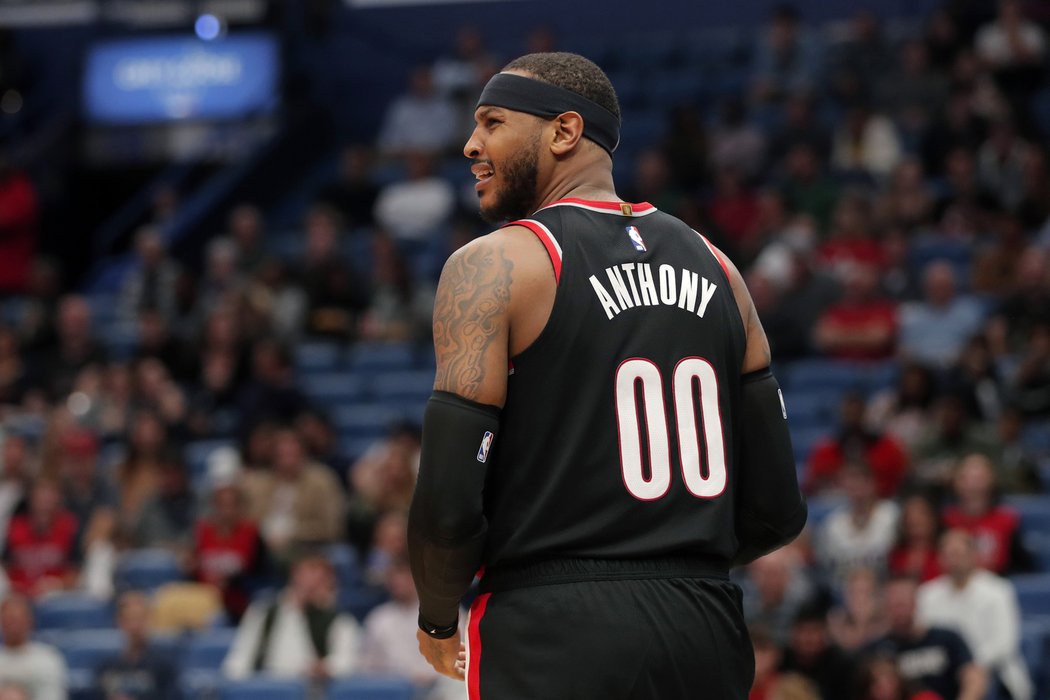 Carmelo Anthony zvládl nasbírat 10 bodů