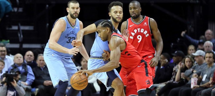 Basketbalisté Toronta vyhráli i v Memphisu a dál vládnou NBA