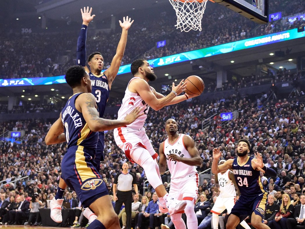 Toronto Raptors se v prvním kole nové sezony utkalo s New Orleans Pelicans