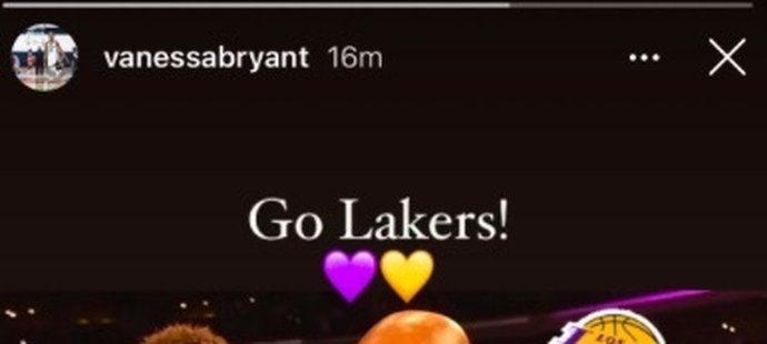 Reakce Vanessy Bryantové, vdovy po Kobem Bryantovi, na titul LA Lakers