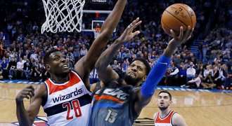 Westbrook dal 46 bodů a Oklahoma zdolala Washington. Satoranský bodoval