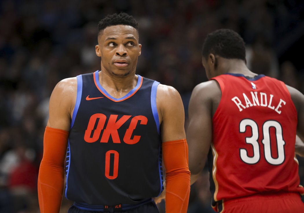 Russel Westbrook byl opět hodně vidět, Oklahomě ale k vítězství tentokrát nepomohl