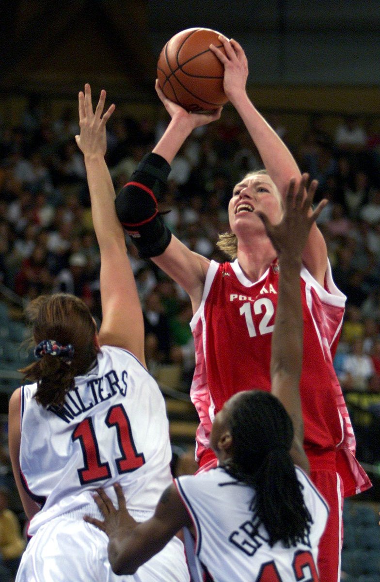 Dydeková v zápase Polsko - USA na olympiádě v Sydney