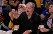 Jack Nicholson na zápase Lakers v play off
