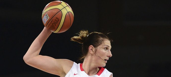 Česká basketbalistka Ilona Burgrová