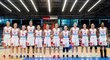 České basketbalistky před přípravným zápasem s Chorvatskem před ME