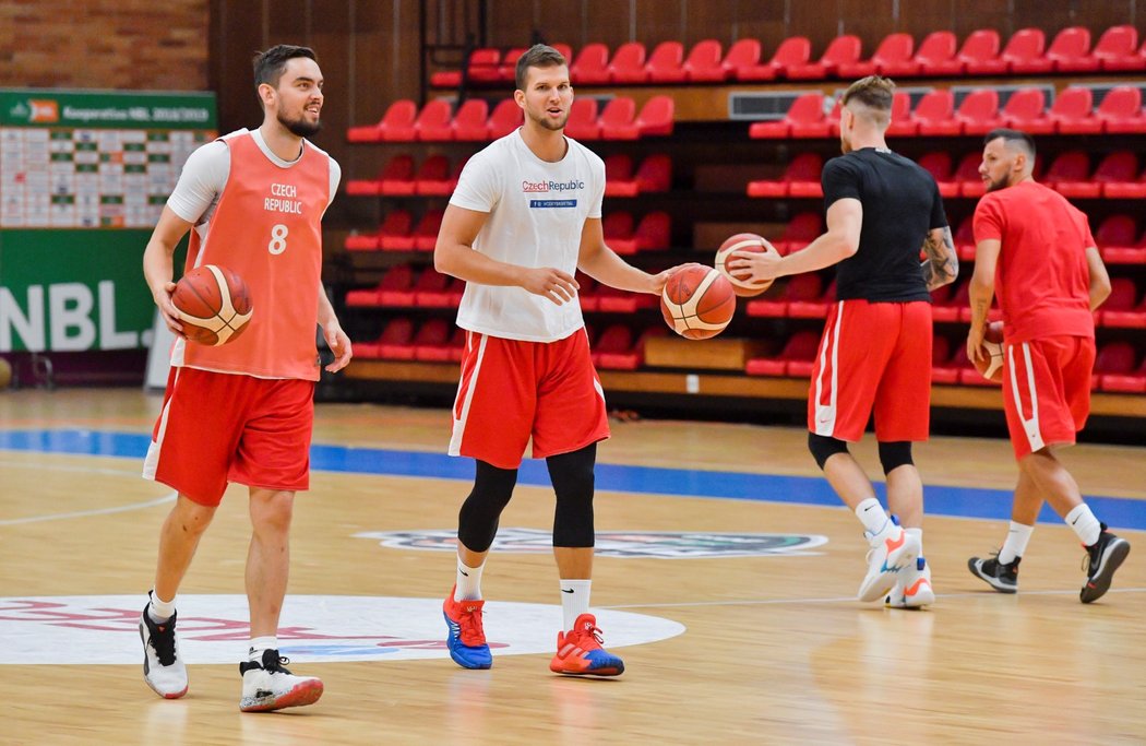 Česká basketbalová reprezentace se připravuje v Nymburce, před světovým šampionátem odehraje tři přípravné turnaje