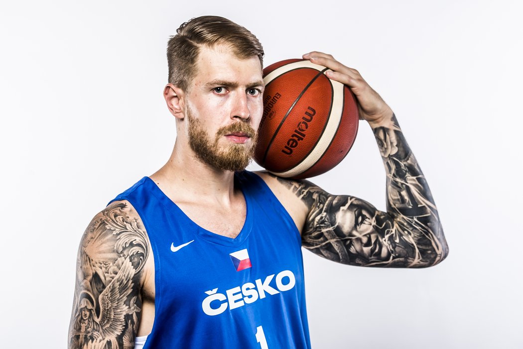 Český basketbalový reprezentant Patrik Auda