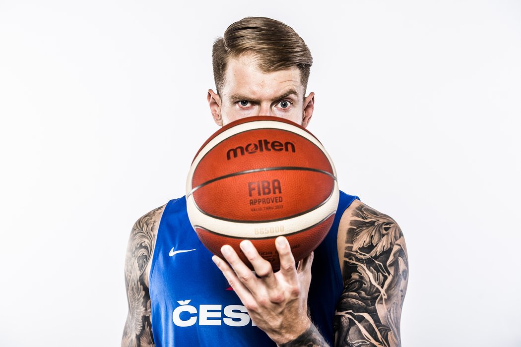 Český basketbalový reprezentant Patrik Auda