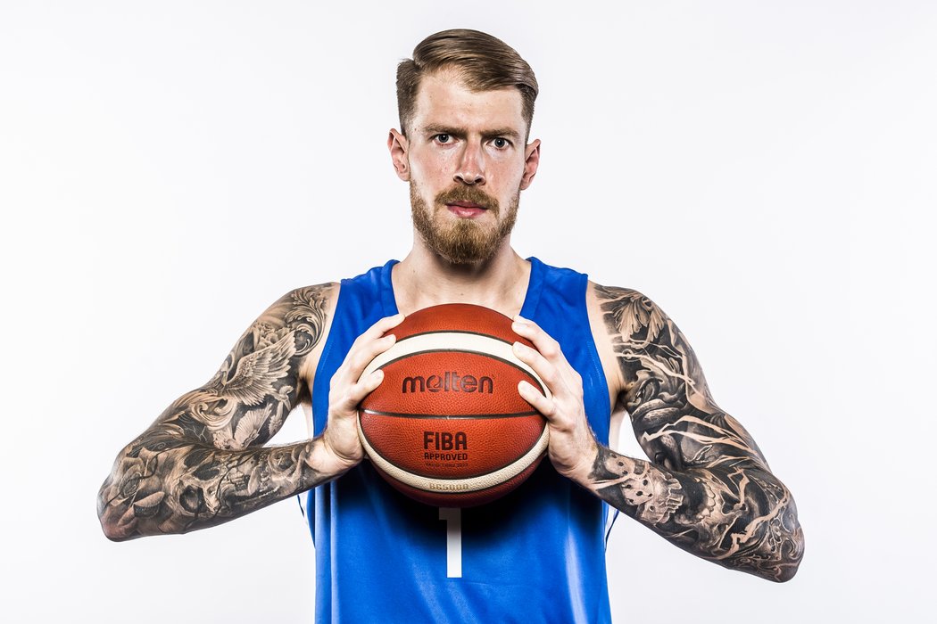 Český basketbalový reprezentant Patrik Auda