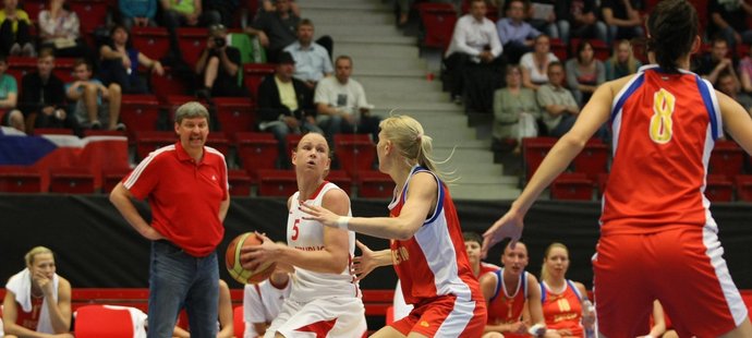 České basketbalisty si před ME zahrály přípravný zápas proti Rusku