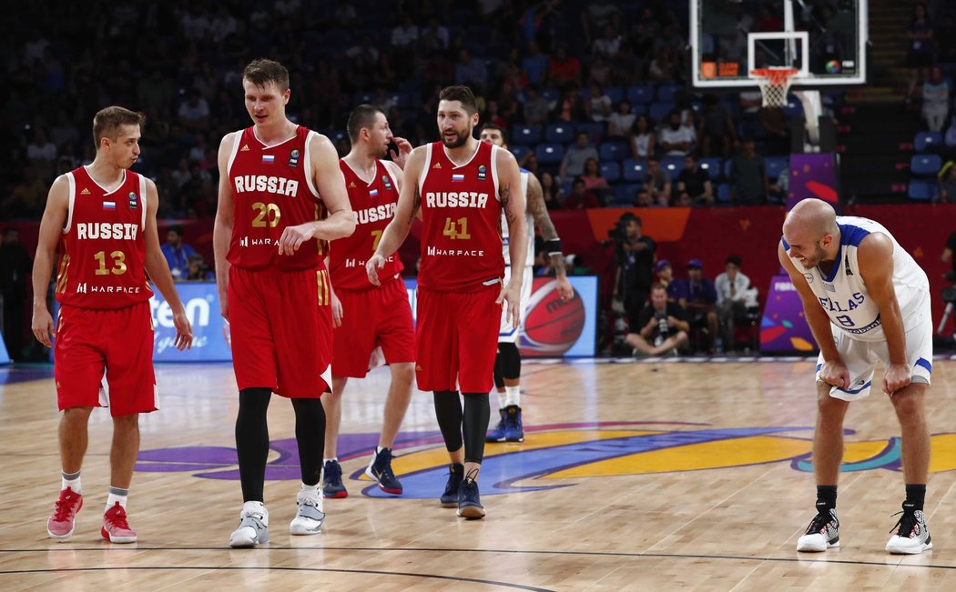 Ruští basketbalisté si ve čtvrtfinále ME poradili s Řeckem