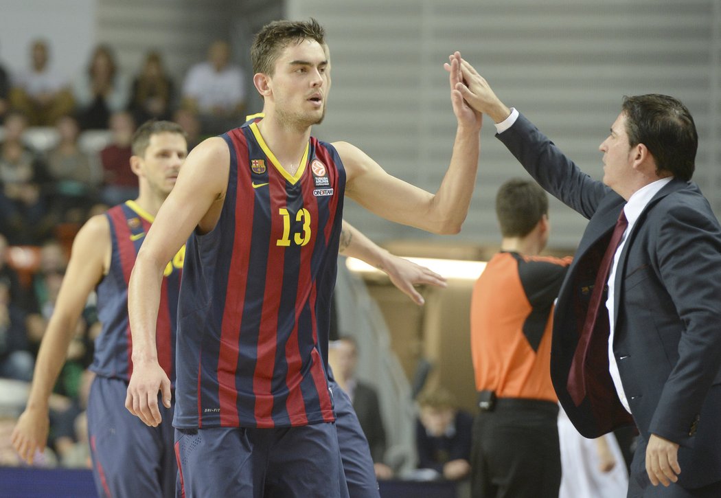 Basketbalista Tomáš Satoranský je v Barceloně náramně spokojený, jeho forma letí nahoru.